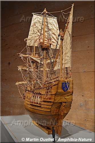 maquette d'un navire marchand