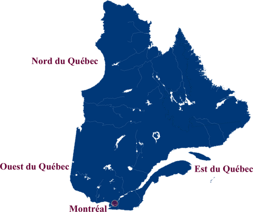 carte du Québec