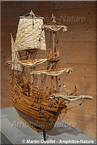 maquette d'un navire marchand