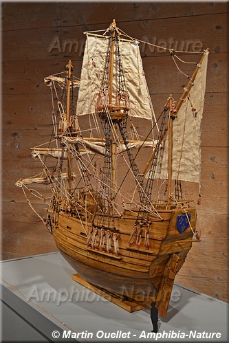 maquette d'un navire marchand